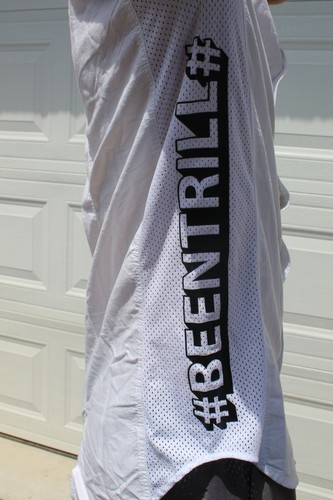Been Trill Mens XL Shirt #BEENTRILL# WHITE Button UP shirt short sleeve - Picture 5 of 6