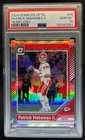 2024 Donruss Optic Patrick Mahomes II Team Logo #21/32 Chiefs PSA 10
