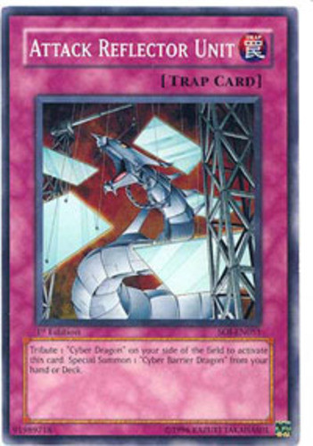 1 x Attack Reflector Unit - SOI-EN051 - Common - 1st Edition Near Mint ...