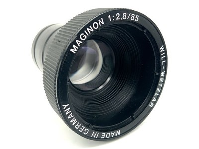 Will Wetzlar Maginon 85mm 1:2.8 Objektiv Projektorlinse (Schneckengewinde)