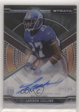 2015 Topps Strata Green 22/75 Landon Collins #SA-LC Auto 0x5t