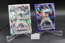 2022 Topps Chrome Sonic Adam Frazier #47 Black & White RayWave & Purple #USC116