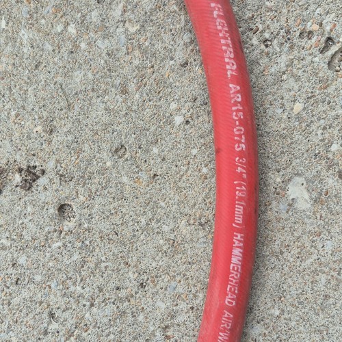 Hammerhead AR15-OTS 3/4 in (19mm) Red Hose Tubing with Fittings Industrial. 300 