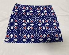 Vineyard Vines 100 Cotton Skirt Red Blue White Embroidered Lined Size 4 f