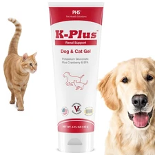 Kplus Animal Nutritional Supplement Kidney Support Potassium Gluconate Gel 1 ...
