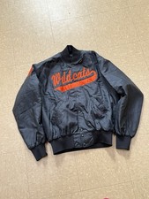 Vintage “Holloway” Highland Park, IL Wildcats #8 Varsity Jacket