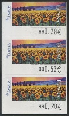 Spain 2005 MNH**Paintings*Sunflowers*Plants*Landscape*Art*Painters*ChicoMontilla - Photo 1/4