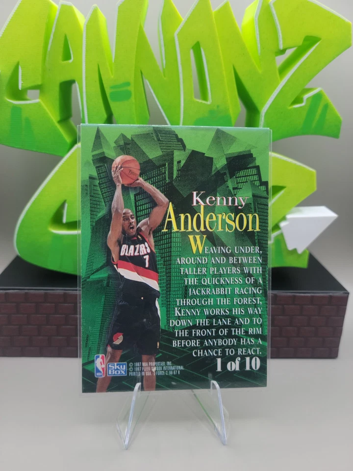 1997 Skybox - Kenny Anderson Uncut Little Big Men Very Rare Card - Image 2 of 2