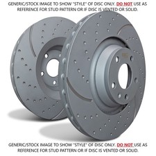 EBC Turbo Grooved Front Vented Brake Discs for Ford F-150 2WD (2000 > 04)