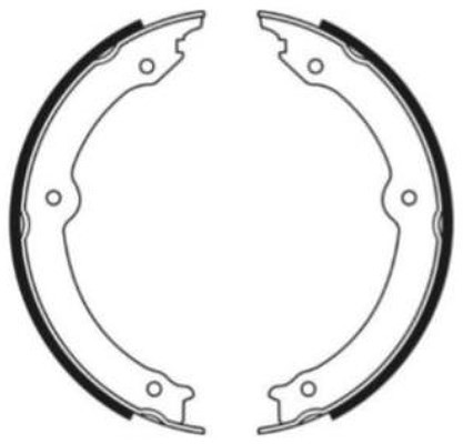 Textar Bremsbackensatz, Feststellbremse Hinterachse U.A. FüR Hyundai, Lexus-image