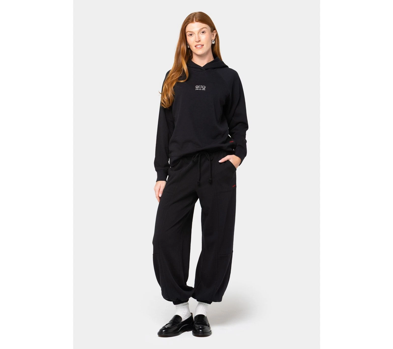 Peace Love World Women's Pants Sz XS Make Your Selection: French Black A714318