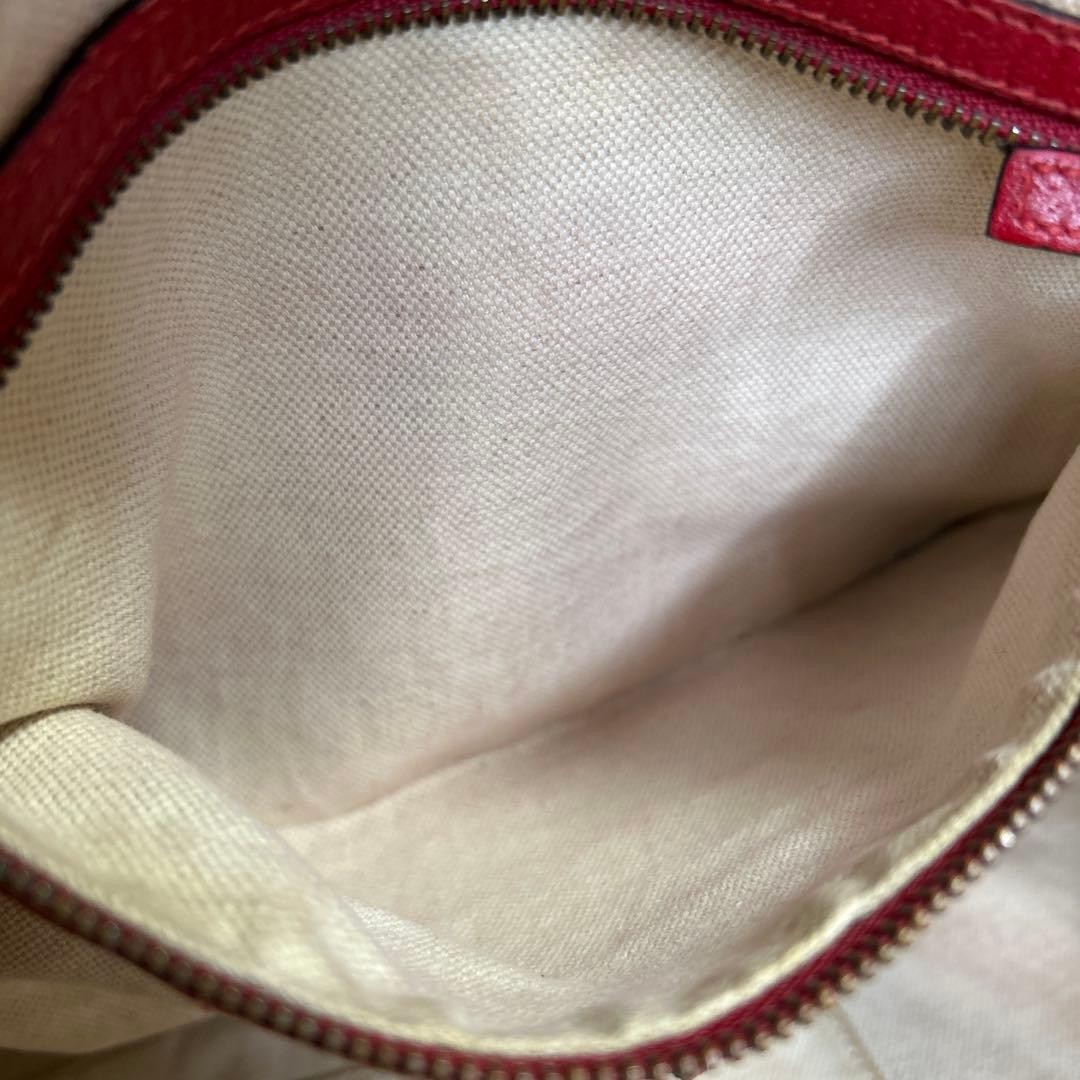 GUCCI Bosco Patch Tote Bag GG Supreme Leather Red Brown Authentic thumbnail 19