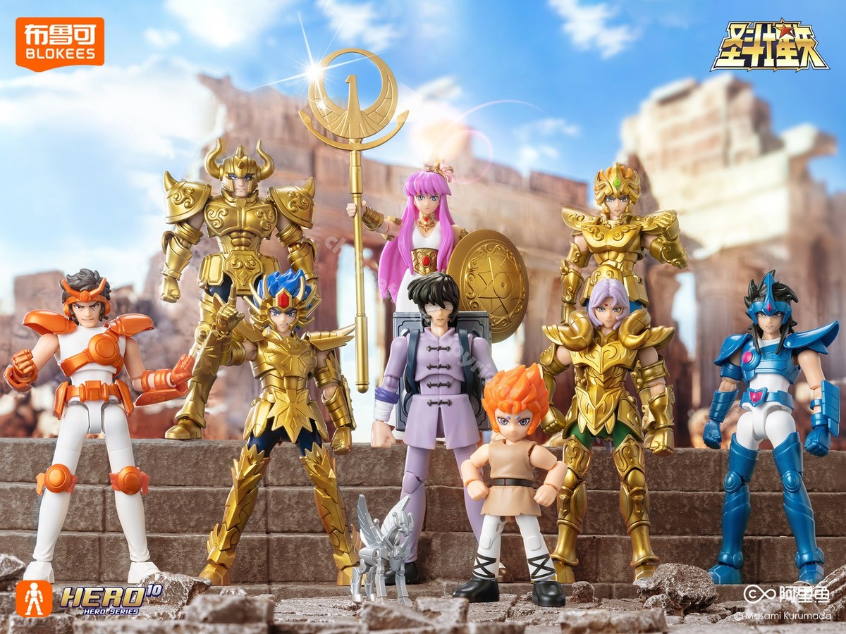 BLOKEES Saint Seiya GALAXY Ver 3rd Blindbox Assembly Figure Model