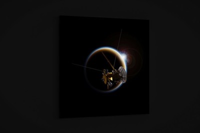 NASA - Artist Impression of Cassini Spacecraft - Art Print on Paper or Canvas