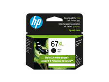 HP 67XL High Yield Black Original Ink Cartridge, 240 pages, 3YM57AN 140