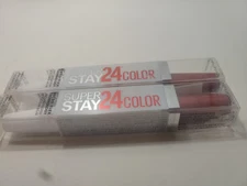 2x Maybelline SuperStay 24 2-Step Liquid Lipstick, 925 Brooklyn Sunset