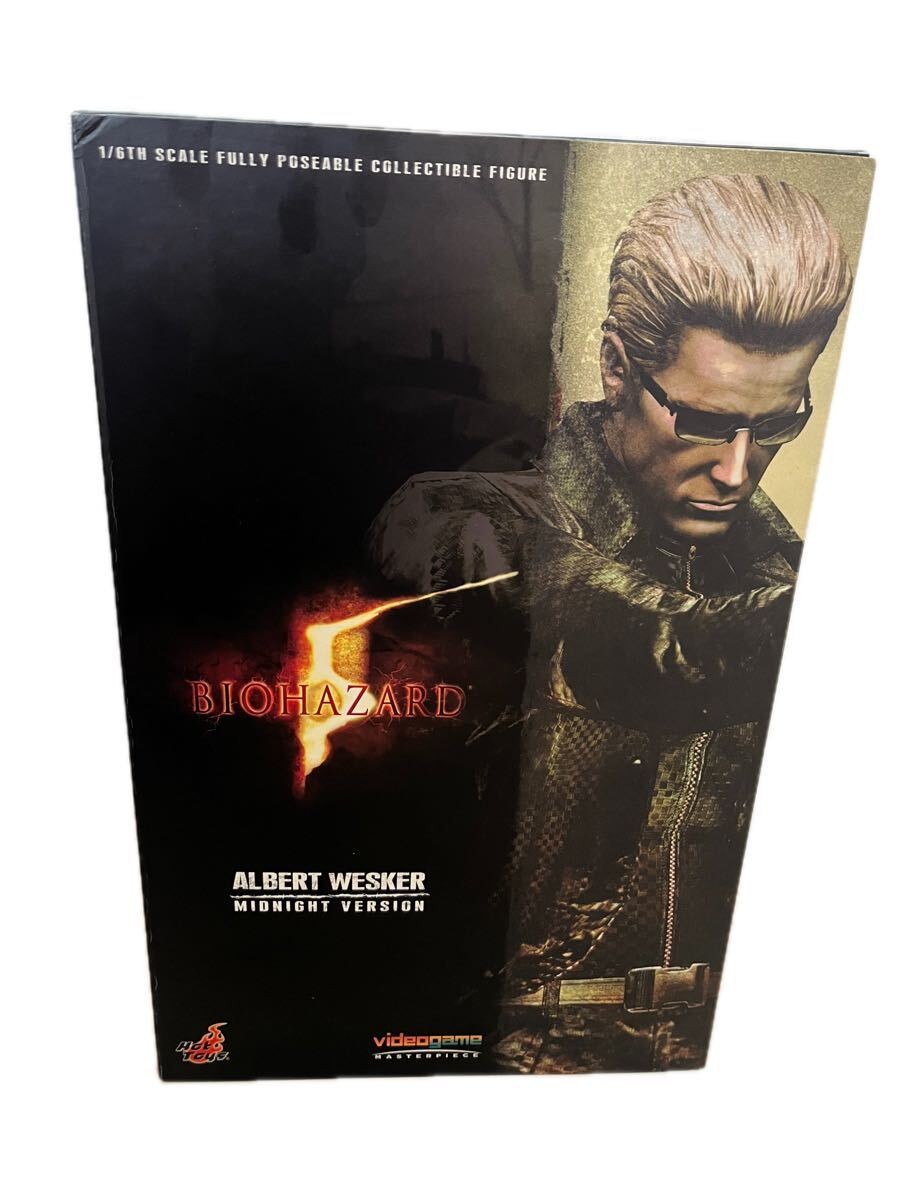 Used Resident Evil Biohazard 5 Albert Wesker Midnight Hot Toys 1/6 VGM08