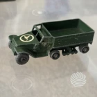 Matchbox Lesney 49 M3 Half track personnel carrier army green, metal rollers