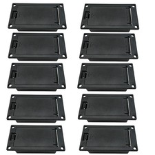 10Pcs 9V Battery Box/Holder/Case Compartment Cover with 9 Volt Battery Clip7234