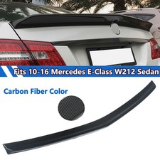 For 2010-16 Benz E-Class W212 Sedan AMG Trunk Spoiler Wing V Style Carbon Color
