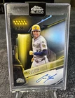 2026 Topps Chrome Black Christian Yelich Chrome Black Autographs (RAW)