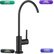 AguaStella AS9MB Matte Black Stainless Steel Kitchen Water Filter Faucet RO