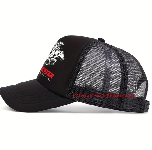 🔥Winchester HAT Rifle Shotgun Firearm Ammo Snap Back Baseball Trucker FREE SHIP - Picture 3 of 5