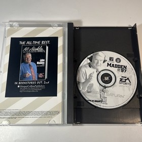 Madden NFL 97 (Sega Saturn, 1996) CIB Complete - Tested & Working