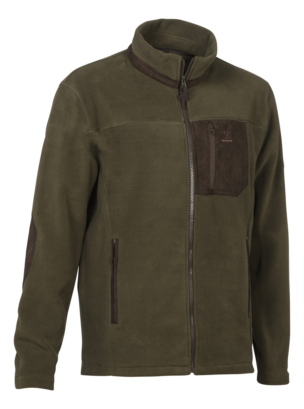 Blouson de chasse polaire Percussion veste robuste finitions brodées