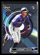 Ezequiel Tovar 2023 Finest ROOKIE RC #80 Colorado Rockies Chrome *187