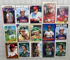 TONY LARUSSA - Huge 15 card lot! Donruss-Topps-Prizm+ White Sox-A’s-Cardinals! $