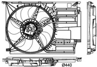 Mahle CFF 405 000P LüFter, MotorküHlung FüR Bmw,Mini