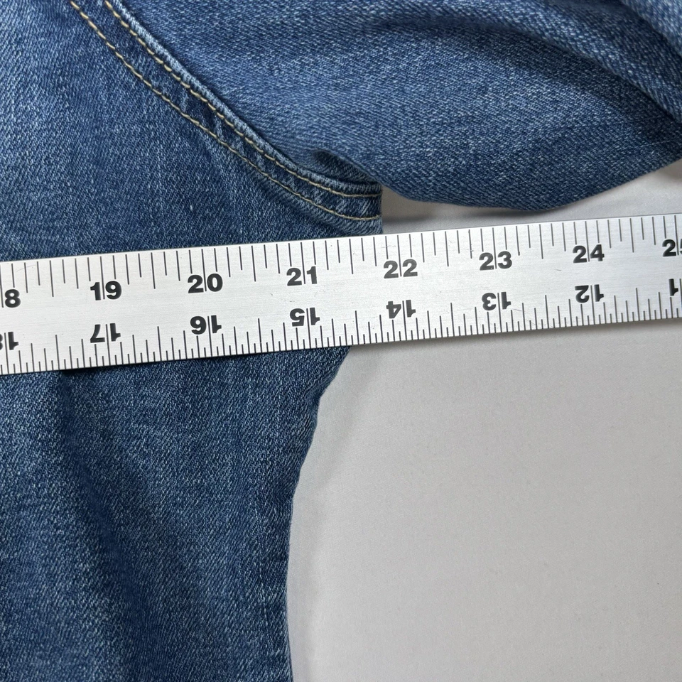 Chaqueta vaquera OLD NAVY XL de gran tamaño envejecida para mujer Foto 4 de 4