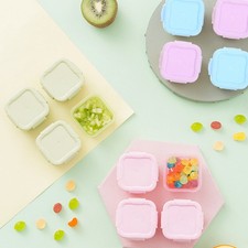  4 Pcs Boîte Conservation Alimentaire Sortez Des Conteneurs Nourriture