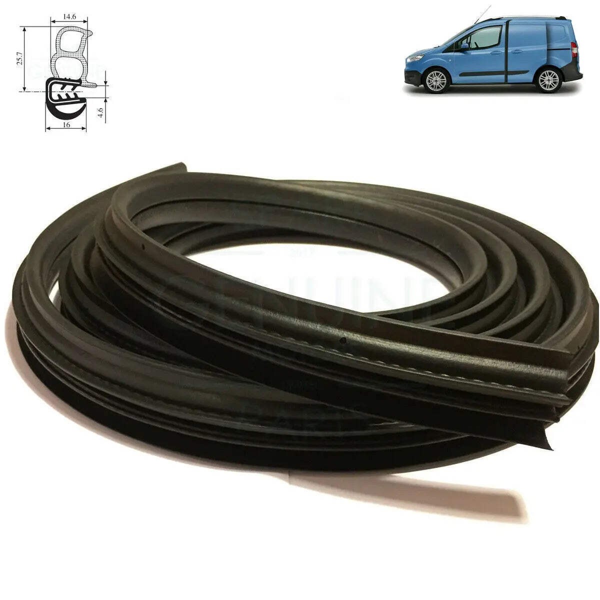 Side Sliding Cargo Door Aperture Weatherstrip Rubber Seal For Ford Transit/Tourn