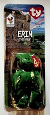 Ty Erin the Bear McDonalds Beanie Baby 1999 Irish Green Sealed Collectible