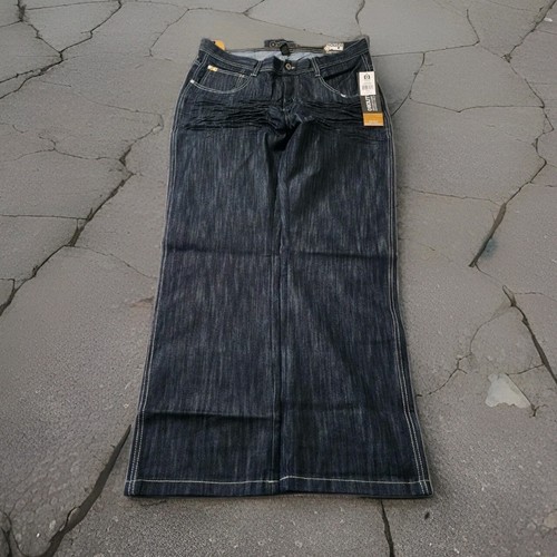 Vintage Y2k Southpole Baggy Jeans Mens 38 Deadstock Skater Grunge Dark Denim