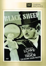 Black Sheep,New DVD, Adriene Ames, Eugene Pallette, Tom Brown, Claire Trevor, Ed