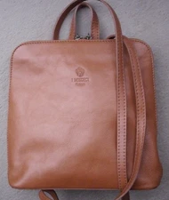 I MEDICI Firenze Brown Leather Back Bag