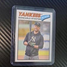 2026 Topps Heritage Image Variation #250 Giancarlo Stanton New York Yankees sp