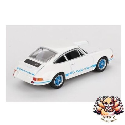 PORSCHE 911 CARRERA RS 2.7 GRAND PRIX WHITE 1/64 DIECAST CAR BY