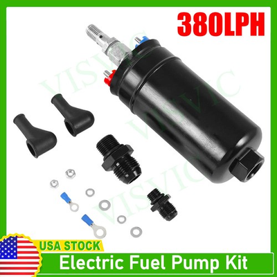 #ad 0580254044 High Pressure Inline External E85 Fuel Pump 380LPH AN6 AN10 044 # $54.65