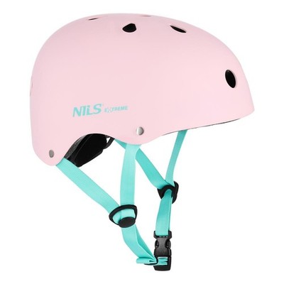 NILS EXTREME MTW001-1 Fahrradhelm Rosa S 52-56cm Skater Scooter EN1078