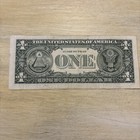 Trinary Fancy Serial Number One Dollar Bill, D 40448080 A  2003 — photo 4