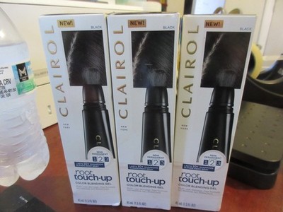 3-Clairol Root Touch Up Hair Color Blending Gel Semi-Permanent Black  1.5oz
