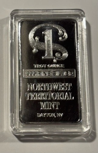Northwest Territorial Mint Silver Bar 1 oz Troy Ounce .999 Fine