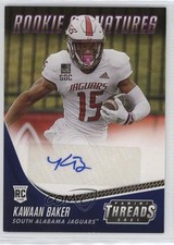 2021 Chronicles Draft Picks Threads Rookie Signatures Pink Kawaan Baker Auto 3hd