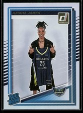 2025 Panini Donruss WNBA Aziaha James RATED ROOKIE HOLO PARALLEL SP Wings #95 RC