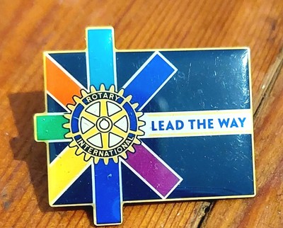ROTARY INTERNATIONAL - LEAD THE WAY - METALL PIN BADGE 