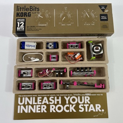 Korg Little Bits Synth Kit 12 Bits Modules Modular Analog Korg Little Bits Synth Kit 12 Bits Modules Modular Analog